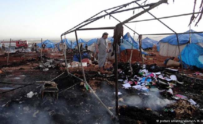 سازمان ملل: حمله به اردوگاه ادلب احتمالا جنايت جنگي است